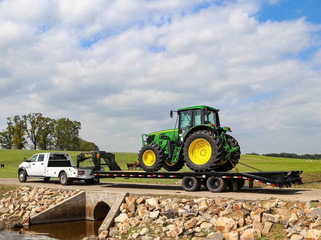 On Sale Big Tex 25 Gn 25 5 25k Mega Ramp Gooseneck Flatbed Trailer 25gn